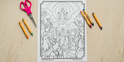 Come, Follow Me Coloring Page - 3 Nephi 8-11